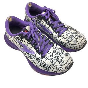 Brooks Launch 7 Empower Her Limited- Purple Sneaker Shoes Women 7 Abstract Art